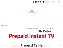 Tablet Screenshot of ifixdetroit.com